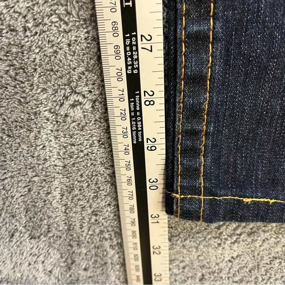 Y2K Vintage True Religion Joey Twisted Flare Dark Wash Low Rise 29W 31L Jeans - Picture 8 of 14